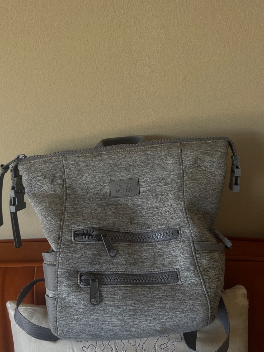 Dagne Dover Grey Heather Ace Backpack (Small/ Medium)